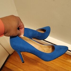 INC International Concepts Blue Heels